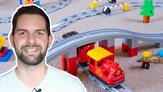 How to extend your LEGO DUPLO Steam Train set  Train Tracks and Train Bridge Review [upl. by Dwyer]