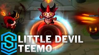 Little Devil Teemo Skin Spotlight  League of Legends [upl. by Annek87]