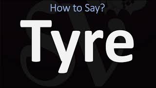 How to Pronounce Tyre BIBLE Lebanon [upl. by Redmund]