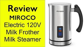 Review Miroco Milk Frother  How to make froth milk at home [upl. by Oak]