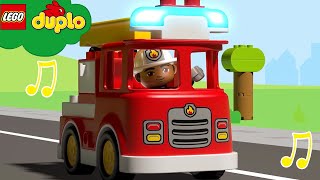 LEGO Firetruck Song  Hometown Heroes  Duplo Nursery Rhymes  Cartoons and Kids Songs [upl. by Arol]