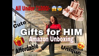 Best Gifts For Men  Top 14 Gift Ideas For Him  Under ₹1000  Valentine Day Ideas  Amazon Haul [upl. by Alatea]