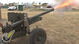 Artillery Firing WW2era 6pounder AntiTank [upl. by Rosenberg112]