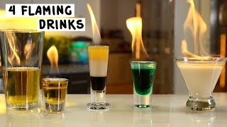 Four Flaming Drinks [upl. by Idnak]