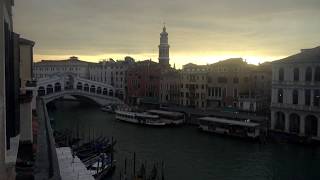 Venice Rialto Bridge Italy by earthTV live camera [upl. by Lapides]