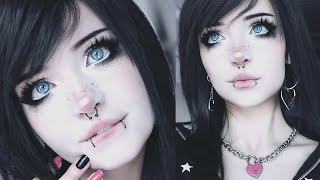 EMO DOLL EYE MAKEUP 2021 [upl. by Loferski]