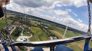 Höchstes Kettenkarussel der Welt eröffnet  Allgäuflieger OnRide Skyline Park  Neuheit 2020 [upl. by Wilkins871]