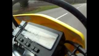 Suzuki 400 DRZ 0160 Kmh  Top speed [upl. by Dibbell266]