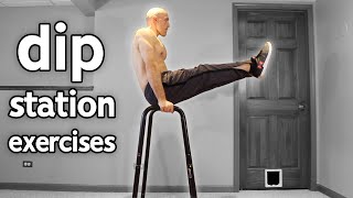 15 Dip Station Exercises You Should Try [upl. by Ase130]