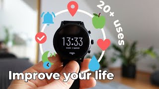 How a smartwatch can change your life 20 Uses Benefits amp Wear OS Apps ⌚ [upl. by Mccallum]