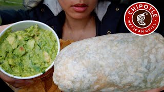 ASMR CHIPOTLE 🌯 GIANT BURRITO  CHEESE CHIP BIG BITE MUKBANG NO TALKING REAL EATING SOUND 먹방 [upl. by Nesta]