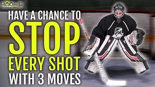 ICE HOCKEY GOALIES  Stop Every Shot With These 3 Moves 🏒 [upl. by Zanahs]