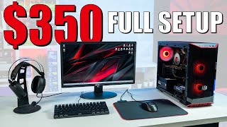 350 FULL PC Gaming Setup and How To Upgrade It Over Time [upl. by Cj765]