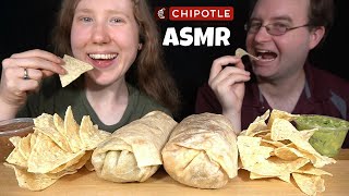 ASMR CHIPOTLE BURRITO MUKBANG Mega Collab EATING SOUNDS [upl. by Botnick]