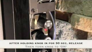 How To Light Pilot Light On Gas or Propane Fireplacem4v [upl. by Lerud]