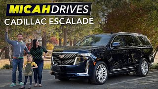 2022 Cadillac Escalade  Family Luxury SUV Review [upl. by Lothario]