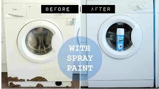 Painting a Washing Machine Rustoleum Appliance Enamel Review [upl. by Madra]