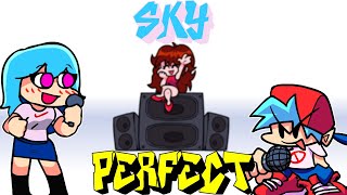 Friday Night Funkin  Perfect Combo  Vs Sky Mod  Cutscenes Good Ending HARD [upl. by Anh]