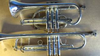 Trumpet vs Cornet  discussion and demonstration [upl. by Eniamsaj]