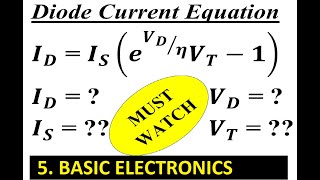 Diode Current Equation [upl. by Meggie964]