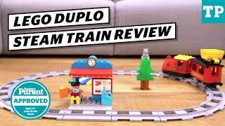 Lego Duplo Steam Train Review  Todays Parent Approved [upl. by Fiester316]