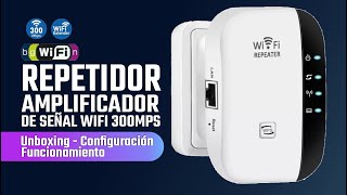 Repetidor WiFi Amplificador WiFi  Configuración  Unboxing [upl. by Akinot803]