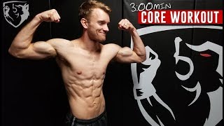 Fighter Core Workout 3min Abs Routine [upl. by Dressel]