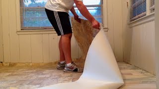 HOW TO INSTALL VINYL FLOORING SIMPLE STEPS TO FOLLOW [upl. by Cherilynn730]