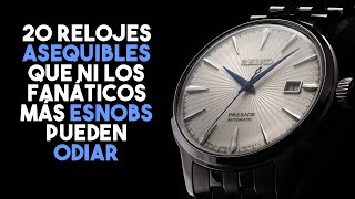 20 Relojes Asequibles Que Ni Los Fanáticos Más Esnobs Pueden Odiar [upl. by Alikat]