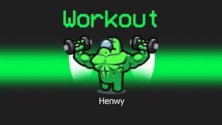 NEW WORKOUT IMPOSTOR Mod in AMONG US [upl. by Rekyr775]