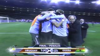 HD FULL Highlights Uruguay vs Ghana 2010 World CupAll PKs [upl. by Adali]