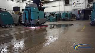 Tennant T7 Rider Floor Scrubber [upl. by Ocsinarf]