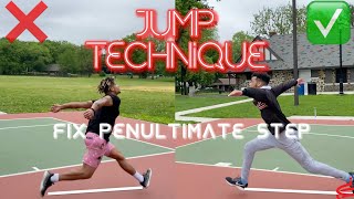 TRAINING JUMP TECHNIQUE BREAKDOWN PENULTIMATE STEP [upl. by Eilrahc]