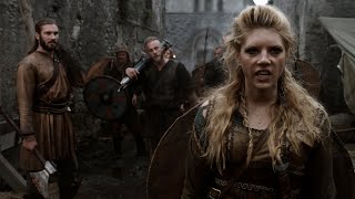 Vikings  Ragnar raids a small Village amp Church  Lagertha kills Knut 1x4 Full HD [upl. by Silvie961]