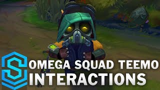 Omega Squad Teemo Special Interactions [upl. by Suisyola]