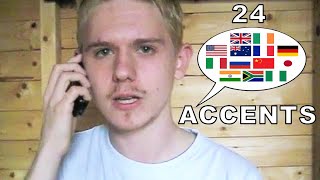 The English Language In 24 Accents [upl. by Hooke]