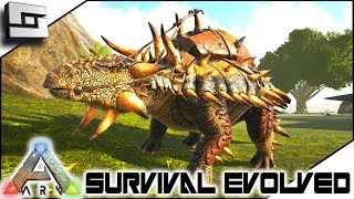 ARK Survival Evolved  NEW ANKYLOSAURUS TAME E13  Ark Ragnarok Map [upl. by Huston660]