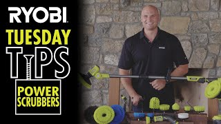 RYOBI Tuesday Tips  Power Scrubbers [upl. by Scharff]