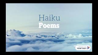 How to create Haiku Poems [upl. by Aiblis764]