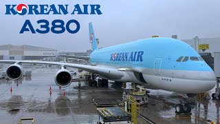 🇺🇸 Los Angeles LAX to Seoul ICN 🇰🇷 Korean Air Airbus A380  FULL FLIGHT REPORT Polar route [upl. by Nyllij]