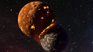 Blender Tutorial Planets Colliding Animation [upl. by Hgielyk]