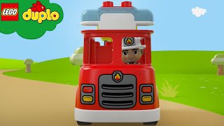 LEGO DUPLO  Transportation Songs  Learning For Toddlers  Nursery Rhymes  Cartoons and Kids Songs [upl. by Taddeusz]