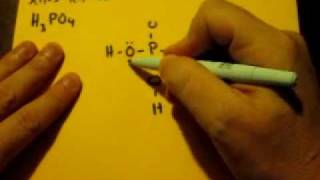 Lewis Dot Structure of H3PO4 Phosphoric Acid [upl. by Nylloc]