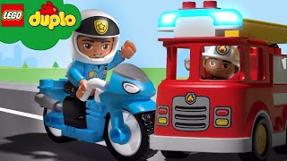 LEGO DUPLO  Hometown Heroes Songs  Learning For Toddlers  Nursery Rhymes  Cartoon and Kids Songs [upl. by Haelhsa]