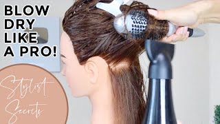 How To Blow Dry Style Like a Pro [upl. by Sloatman]