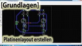 Platinenlayout in Eagle erstellen [upl. by Dahl]