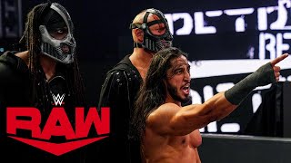 Mustafa Ali is revealed as RETRIBUTION’s leader Raw Oct 5 2020 [upl. by Leuamme]