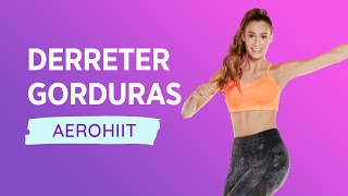 Aula de Ginástica  Derreta Gorduras com 20 min de AeroHIIT [upl. by Yruok]