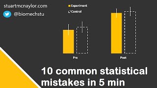 Ten Statistical Mistakes in 5 Min [upl. by Henebry681]