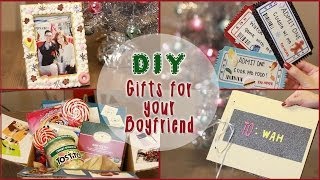 DIY 5 Christmas Gift Ideas for Your Boyfriend  ilikeweylie [upl. by Annirak556]